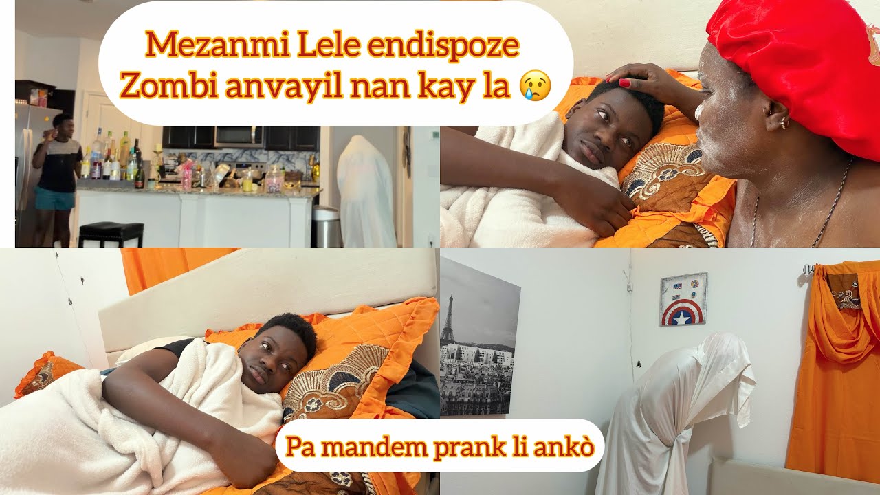 Lele endispoze lel wè zombi an pa Voyem prank li ankò😢🤣😢