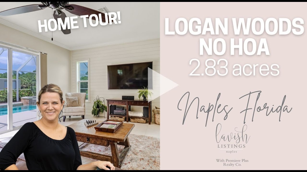 Logan Woods Naples Florida Home on Acreage with a HUGE building