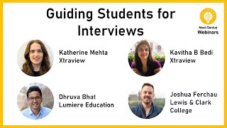 Guiding Students for Interviews