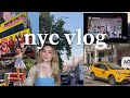 A week in my life in nyc  my times square billboard trying new restaurants new morning routine