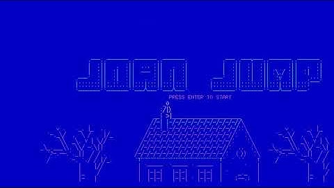 Joan Jump devlog – You can actually die in the title screen