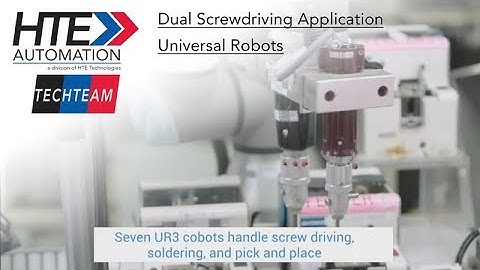 Robotic Screwdriving by Collaborative Robots