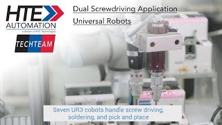 Robotic Screwdriving by Collaborative Robots