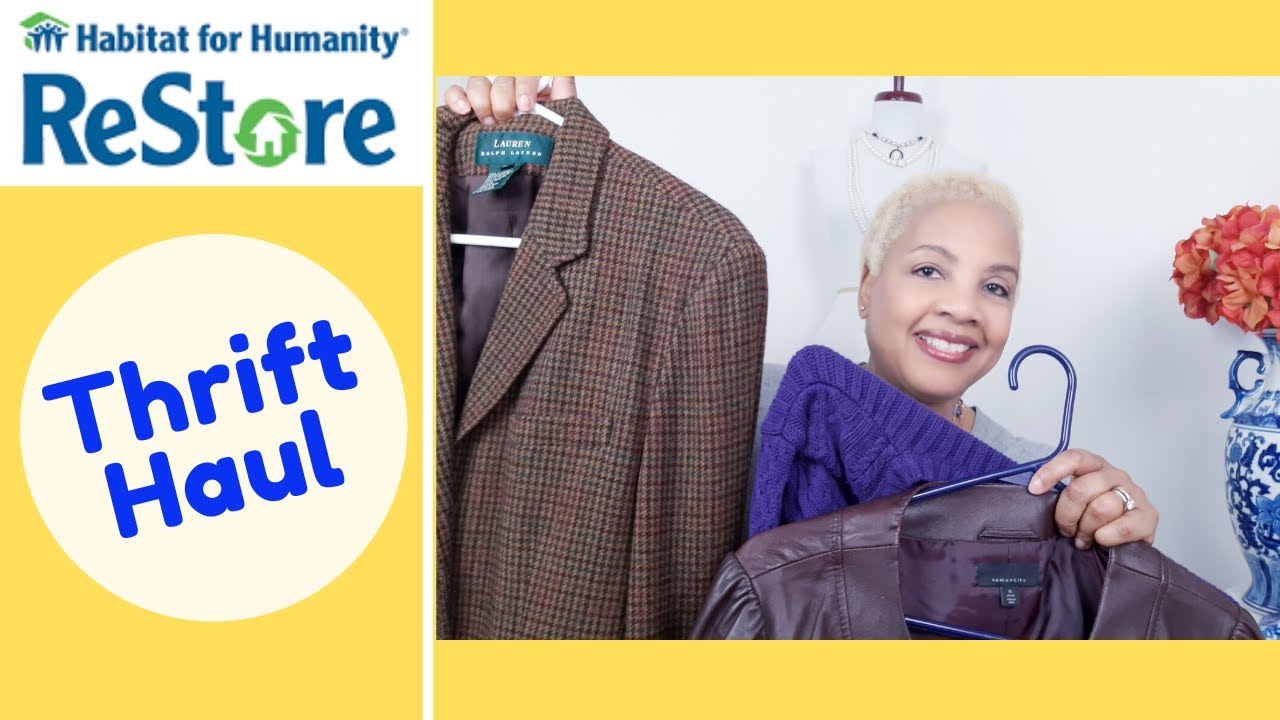 NEW! MY FIRST THRIFT HAUL 2020. THRIFTING AT HABITAT FOR HUMANITY