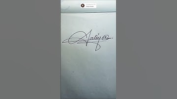 Aaliya name signature style #aaliya signature design #aliya naam ka signature #calligraphy #shorts