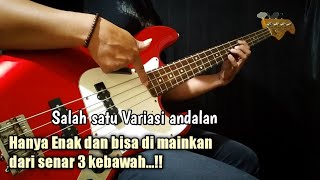 Belajar Fill variasi Minor bass dangdut di jamin enak banget