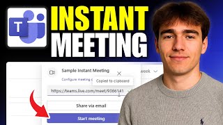 How To Start An Instant Meeting With Microsoft Teams (Tutorial 2026)