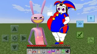 OK! JAX and POMNI want to play minecraft | The amazing digital circus in minecraft