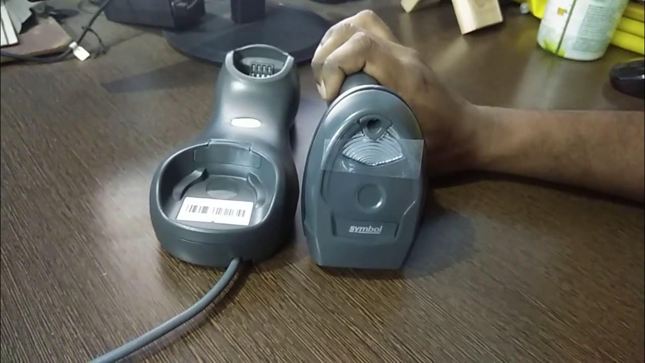 How to use Zebra Symbol Motorola LI4278 Wireless Barcode Scanner (Hindi