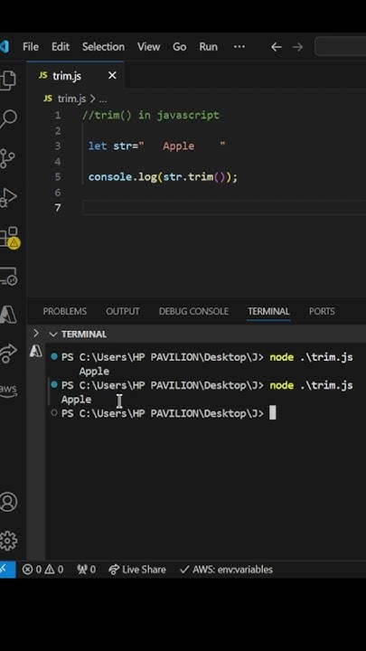 JavaScript trim() Explained in 2 Minutes! | Remove Whitespace Easily# ...