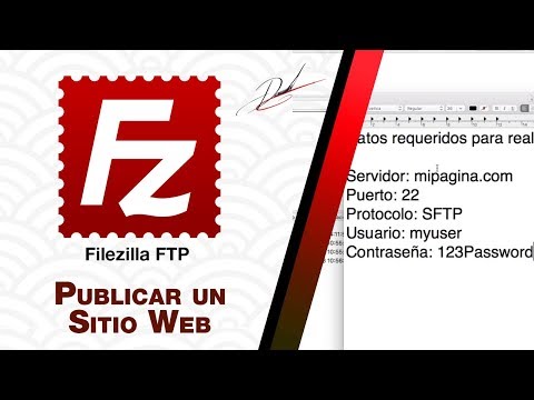 Filezilla FTP - Subiendo un sitio web a servidor