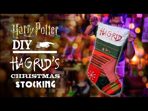 Hagrid's Christmas Stocking 🎄 Harry Potter DIY