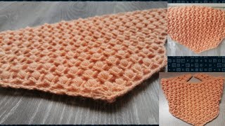 Como tejer chal Tulipanes 3D en crochet muy fácil y rápido.