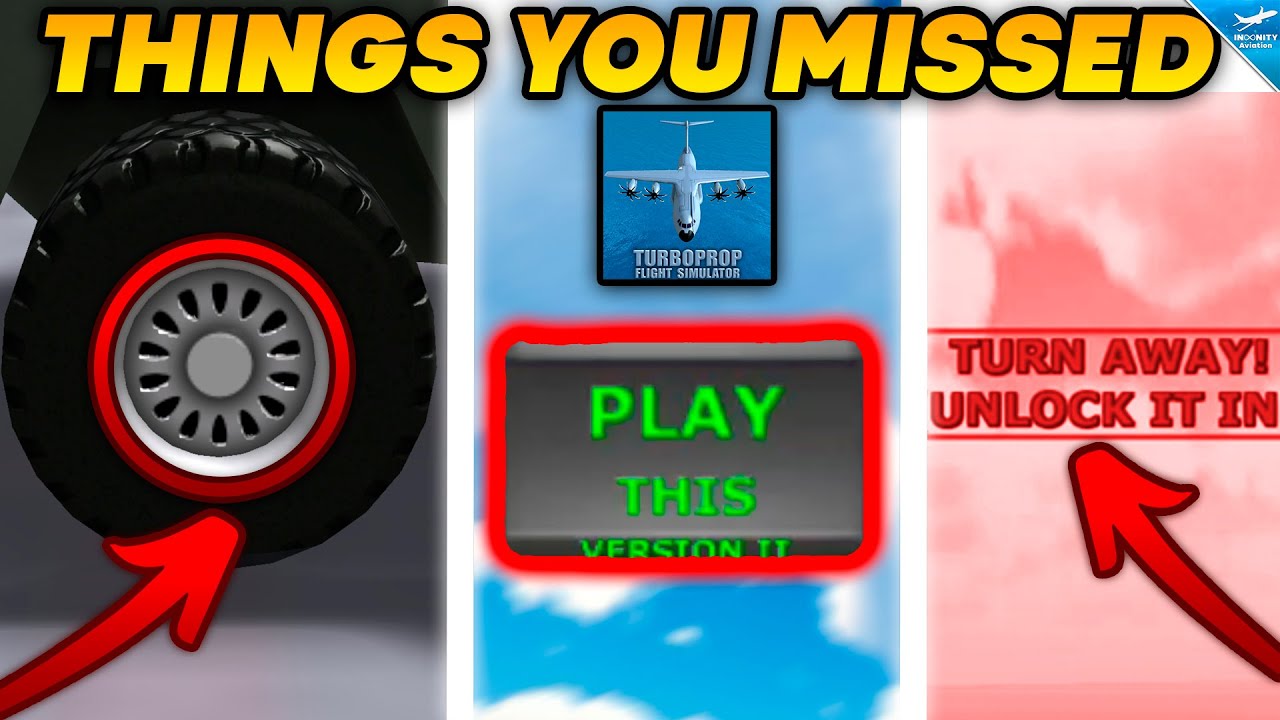 Awesome TFS THINGS You NEVER NOTICED! - Turboprop Flight Simulator