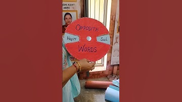 Working TLM of Opposite words| English TLM #englishgrammar #english #school #activity #tlm