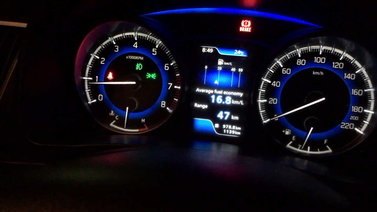 Baleno RPM fluctuations - YouTube