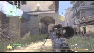 AWESOME Mw2 Game Winning Killlcam (Throwing knife)