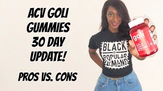 GOLI GUMMIES REVIEW - 30 DAY UPDATE | apple cider vinegar gummies for weight loss: do they work??