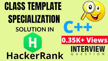 Class template specialization:-hackerrank solution in c++