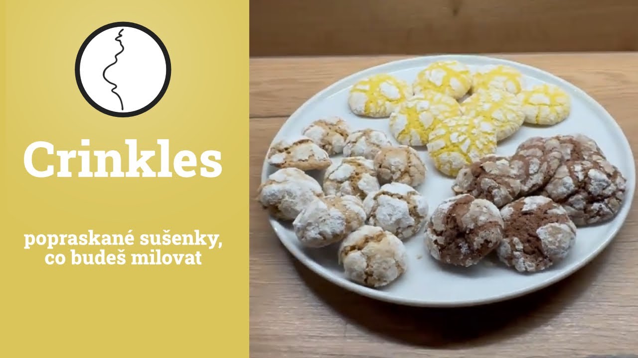 Crinkles - popraskané sušenky, co budeš milovat | Těhotnej kuchař