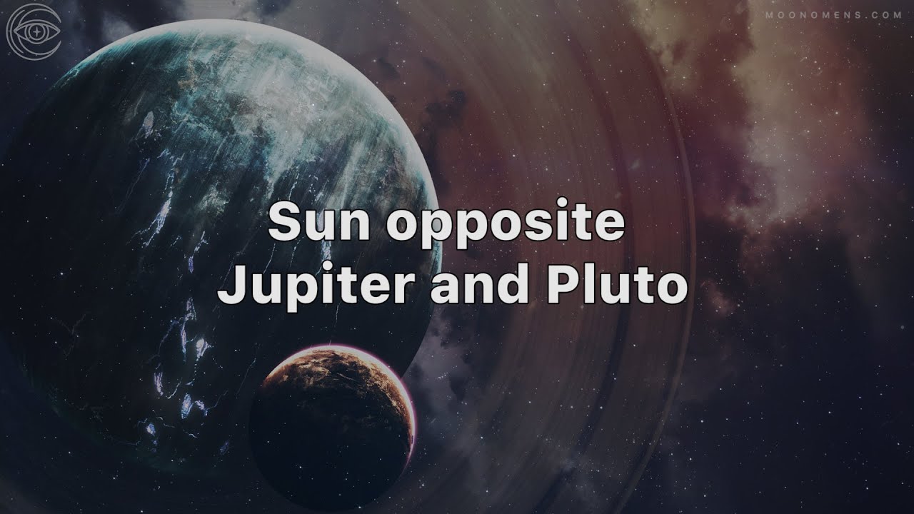 Sun opposite Jupiter and Pluto