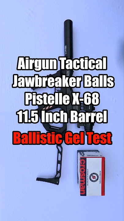 Pistelle X-68 Ballistic Gel Test