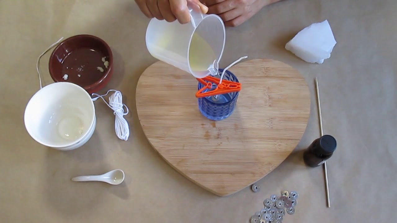 How to Make a Soy Wax Candle YouTube