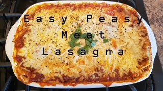 Meat Lasagna No Ricotta and Cream Cheese-Better than Grandma's!
