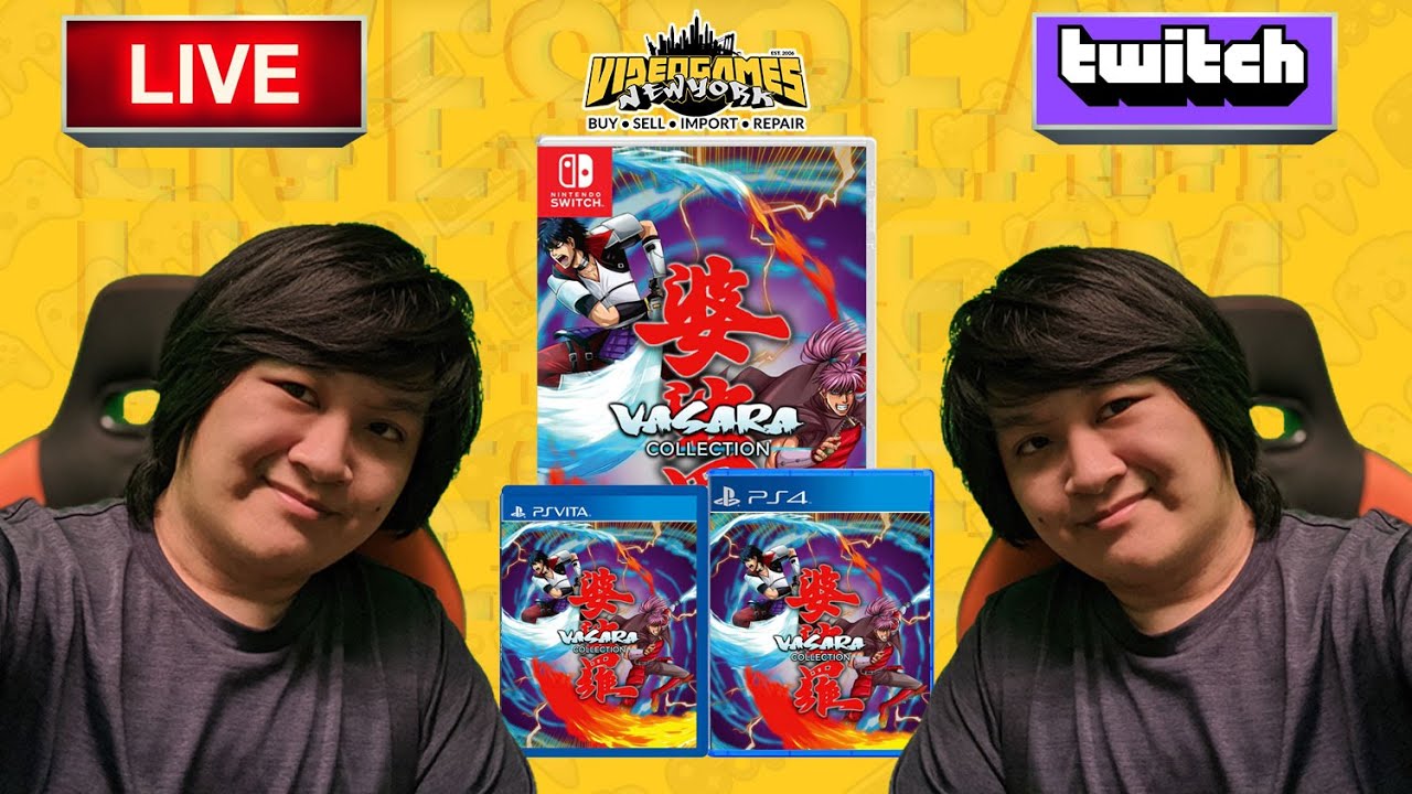 LIVE STREAM: Vasara HD Collection [Nintendo Switch] with Guest Streamer twitch.tv/GaoGaiKingTheGreat