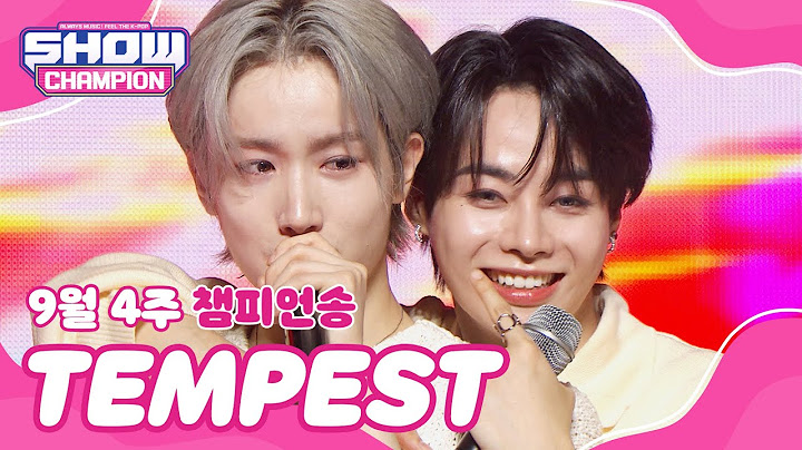 [쇼챔 1위] 9월 4주 챔피언송 ＜TEMPEST - Vroom Vroom＞ 앵콜 Full ver. l Show Champion l EP.493 l 230927