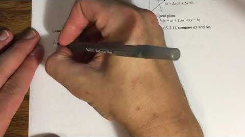 14.4 - Tangent Planes and Linear Approximations (Part 2)