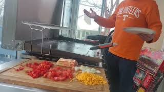 New Nexgrill Flat top grill! Cooking and Cleaning and New Accessories!