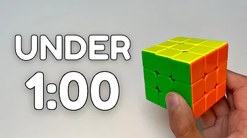 How to solve a 3x3 under 1 minute