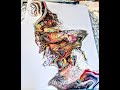 #40. Multicoloured Huge Cells ~ Acrylic Pour Tutorial ~Abstract Swipe #TLP