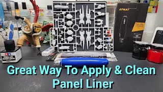 Great Way To Apply & Clean Panel Liner For Plastic Models