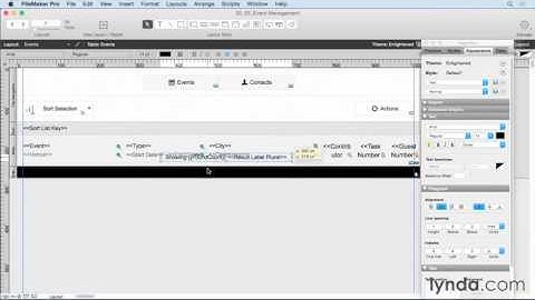 FileMaker 14 - Navigeringsdelar