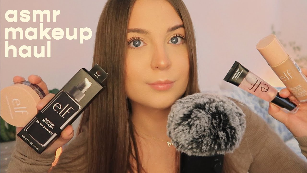 ASMR Drugstore Makeup Haul 🌸 (Whisper Ramble)