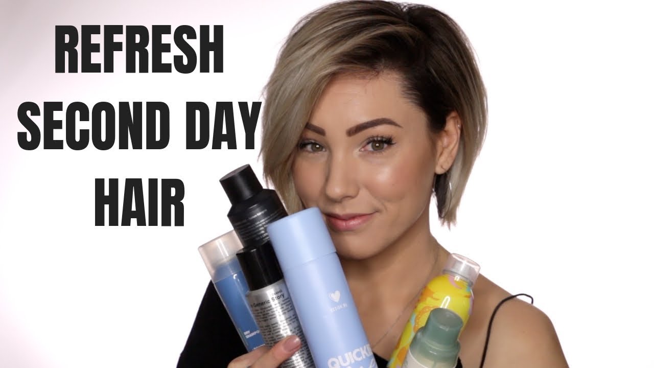 HOW TO REFRESH SECOND DAY HAIR || Quick Tips - YouTube