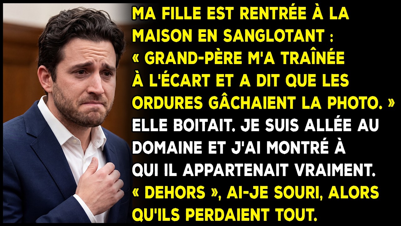 J’ai vu les phares du SUV de mon frère s’éloigner sous la pluie avant même que la portière soit fermée. Ma fille de huit ans était blottie contre le mur, trempée, sa robe blanche couverte de boue,...