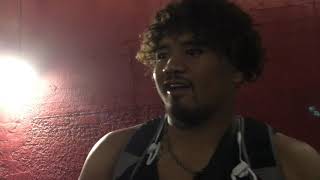 Jay Tufele discusses his game-sealing blocked FG for USC