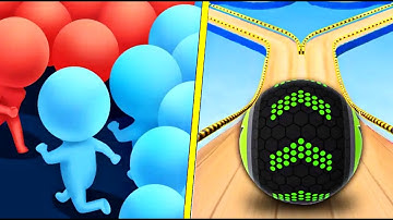 🟢 🟡 Count Masters Vs Going Balls  Rush All Levels Gameplay Walkthrough 4K NO 28