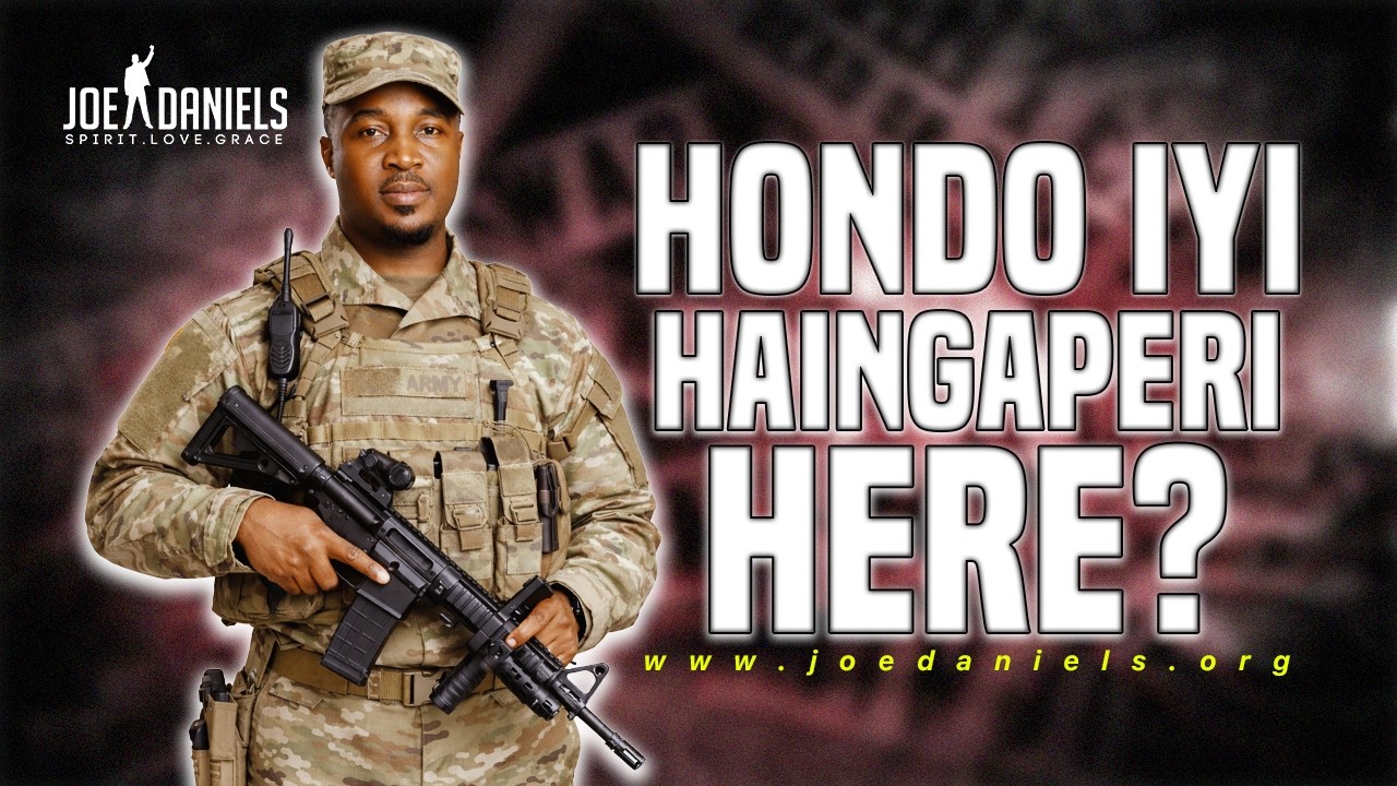 Hondo iyi haingaperi⚠️ - Apostle Dr Joe Daniels