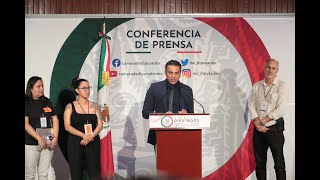 EN VIVO / Conferencia de prensa del Dip. Jesús Roberto Briano Borunda (MORENA)