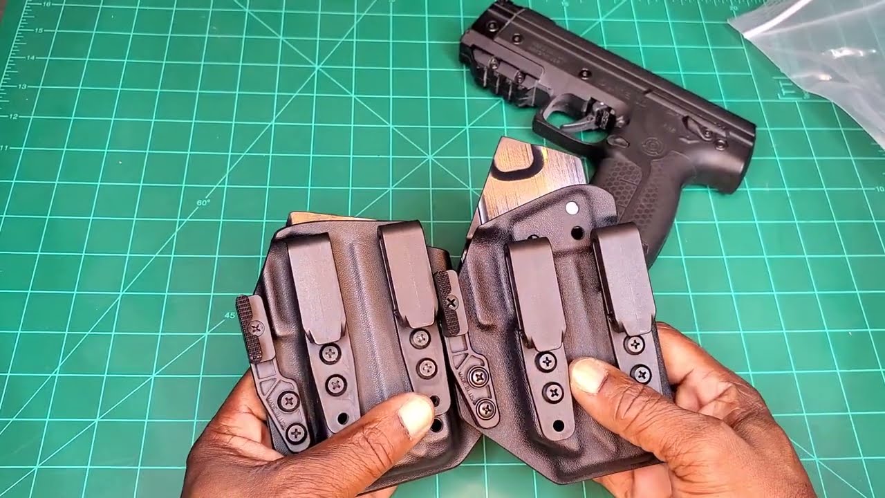 Dans la ceinture Kydex Holster pour le pistolet Byrna SD & EP USA Veteran  Made Transport dissimulé iwb pour le pistolet à poivre non mortel -   France