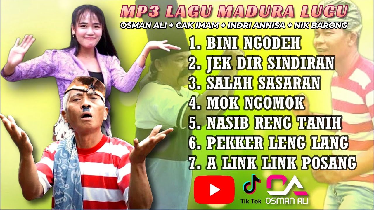 MP3 LAGU MADURA LUCU // LAGU MADURA VIRAL // OSMAN ALI dkk