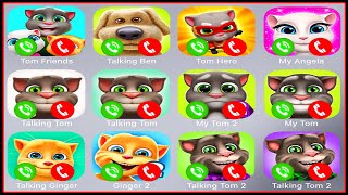 FAKE CALL Tom Friends,Talking Ben,Tom Hero,My Angela,Talking Tom,My Tom,My Tom 2,Talking Ginger screenshot 5