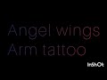 Angel wings arm tattoo tutorial akash john tattoo artistwings tattooangel wings wings armtattoo