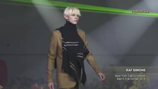RAF SIMONS New York Fashion Week Men's Fall/Winter 2018