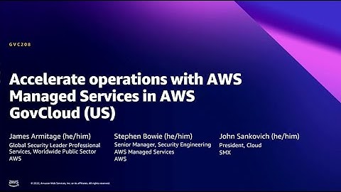 AWS Summit DC 2022 - Accelerate operations with AWS Managed Services in AWS GovCloud (US)
