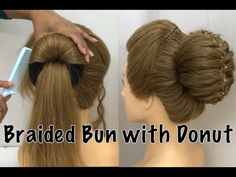 Beautiful Bun Hairstyle from Donut | Easy Bun Hairstyles